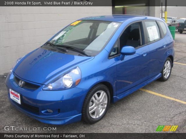 2008 Honda Fit Sport in Vivid Blue Pearl