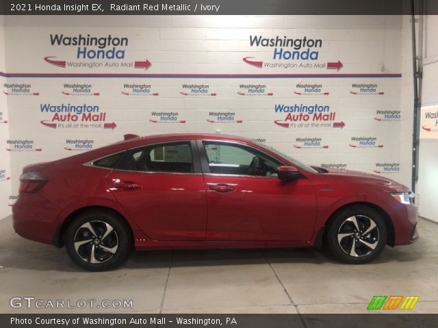 2021 Honda Insight EX in Radiant Red Metallic