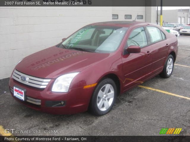 2007 Ford Fusion SE in Merlot Metallic