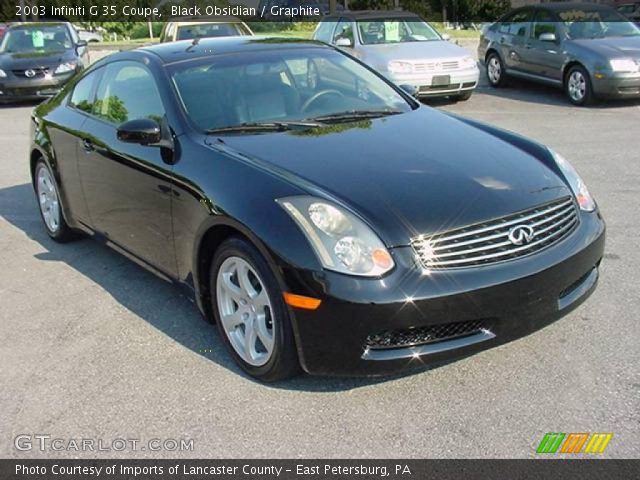 2003 Infiniti G 35 Coupe in Black Obsidian