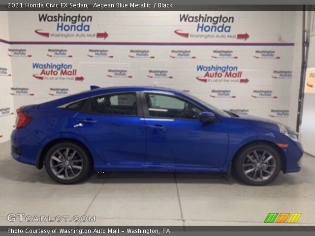 2021 Honda Civic EX Sedan in Aegean Blue Metallic