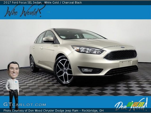 2017 Ford Focus SEL Sedan in White Gold