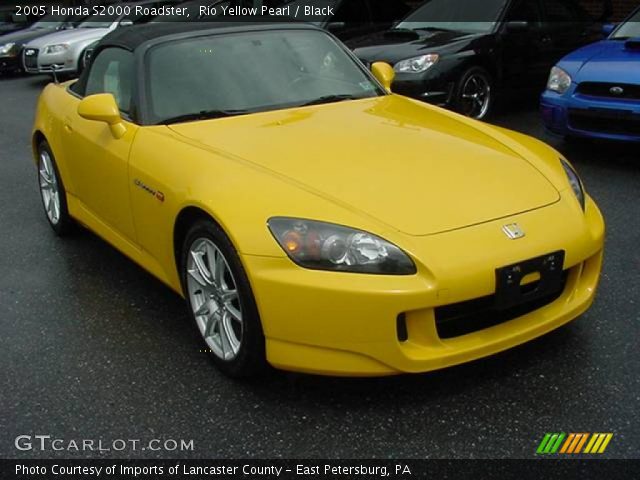 2005 Honda S2000 Roadster in Rio Yellow Pearl