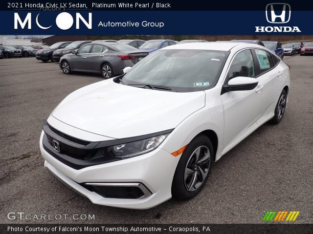 2021 Honda Civic LX Sedan in Platinum White Pearl