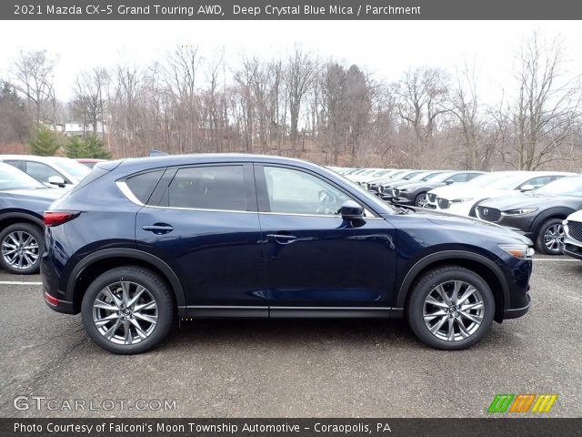 2021 Mazda CX-5 Grand Touring AWD in Deep Crystal Blue Mica