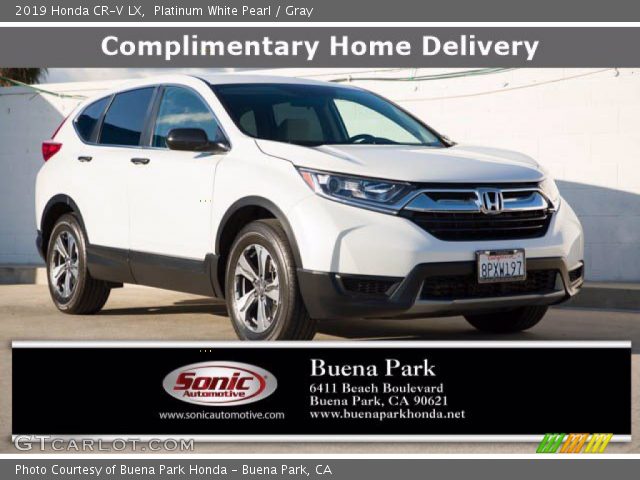 2019 Honda CR-V LX in Platinum White Pearl