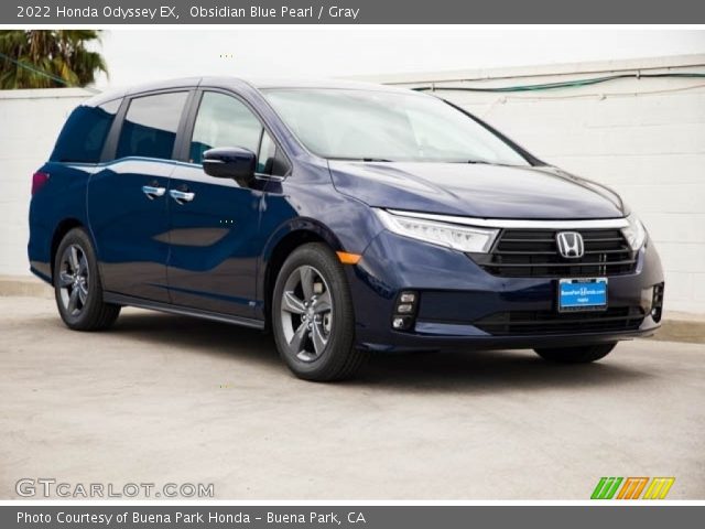2022 Honda Odyssey EX in Obsidian Blue Pearl