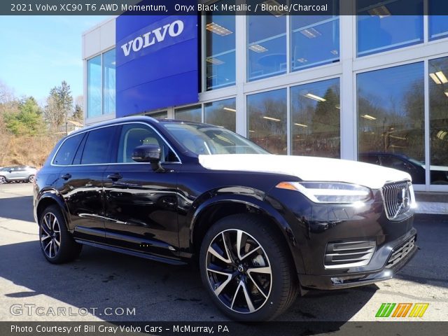 2021 Volvo XC90 T6 AWD Momentum in Onyx Black Metallic