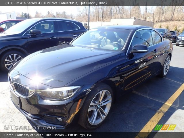 2018 BMW 4 Series 430i xDrive Convertible in Jet Black