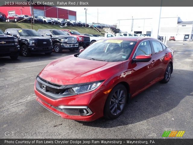 2019 Honda Civic EX Sedan in Rallye Red