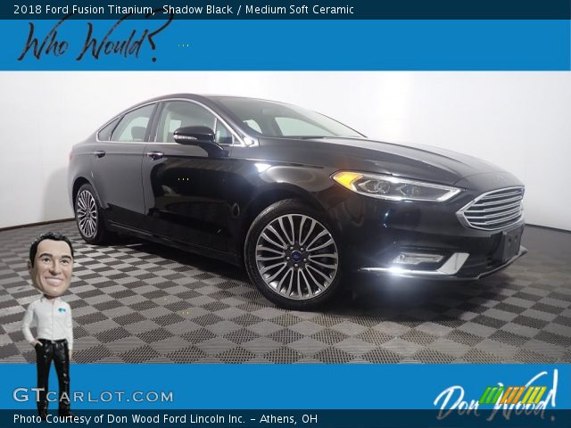 2018 Ford Fusion Titanium in Shadow Black