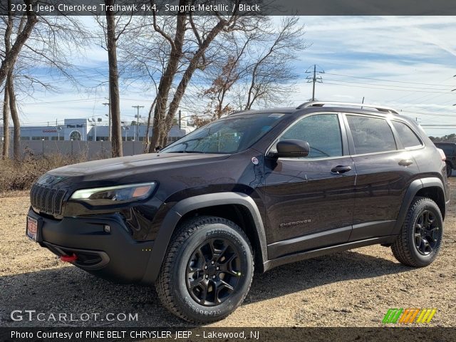 2021 Jeep Cherokee Traihawk 4x4 in Sangria Metallic