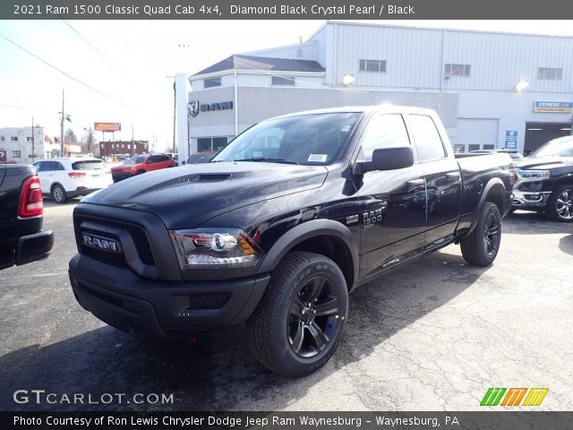2021 Ram 1500 Classic Quad Cab 4x4 in Diamond Black Crystal Pearl