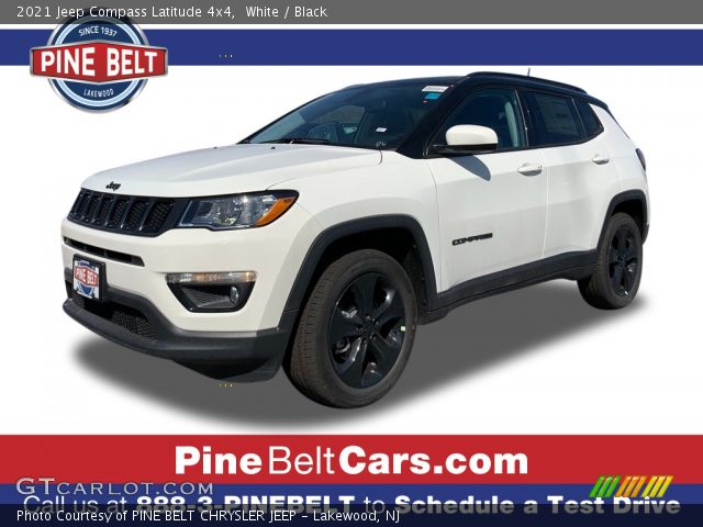 2021 Jeep Compass Latitude 4x4 in White