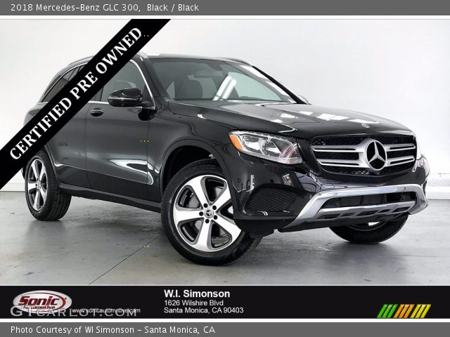 2018 Mercedes-Benz GLC 300 in Black
