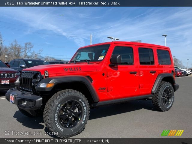 2021 Jeep Wrangler Unlimited Willys 4x4 in Firecracker Red