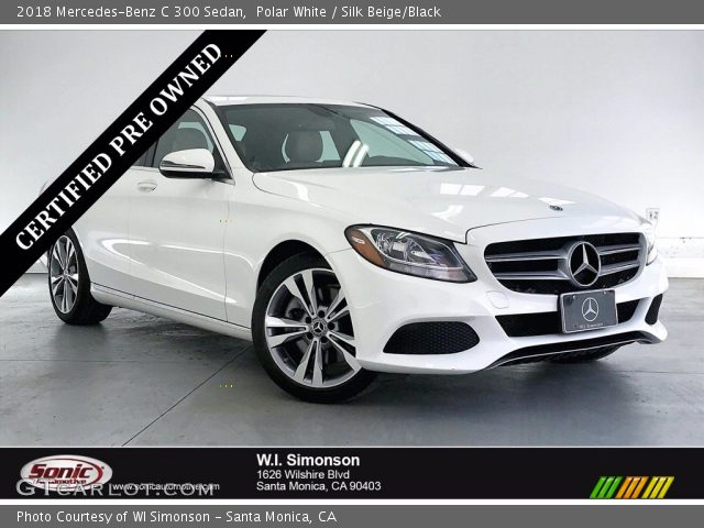 2018 Mercedes-Benz C 300 Sedan in Polar White