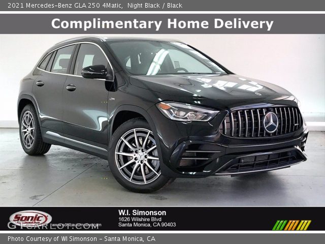 2021 Mercedes-Benz GLA 250 4Matic in Night Black