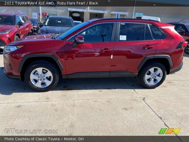 2021 Toyota RAV4 XLE AWD in Ruby Flare Pearl