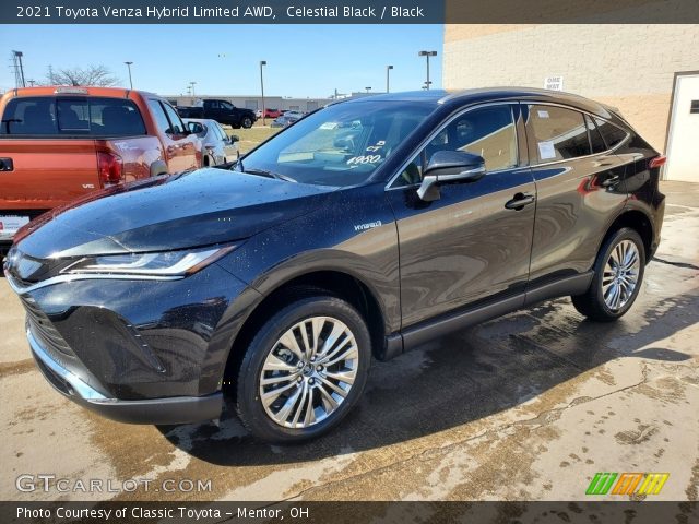 2021 Toyota Venza Hybrid Limited AWD in Celestial Black