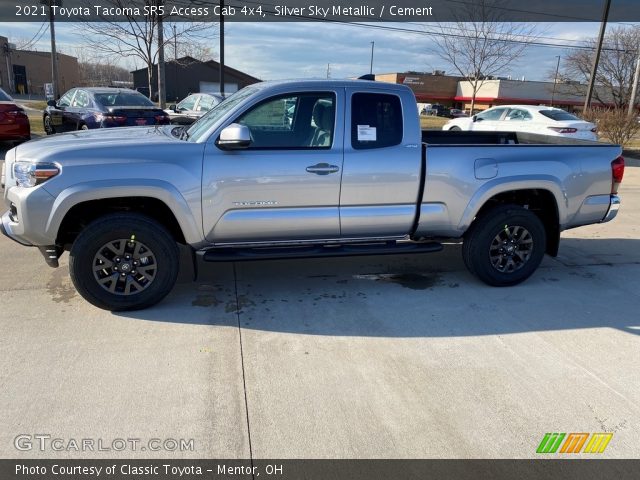 2021 Toyota Tacoma SR5 Access Cab 4x4 in Silver Sky Metallic
