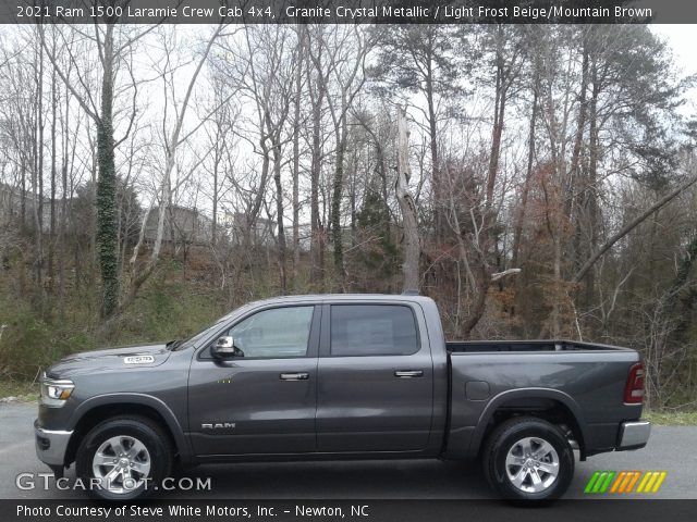 2021 Ram 1500 Laramie Crew Cab 4x4 in Granite Crystal Metallic