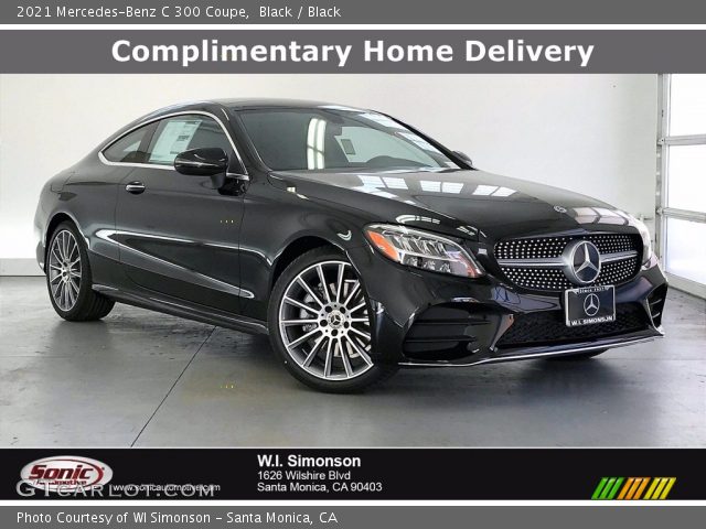 2021 Mercedes-Benz C 300 Coupe in Black