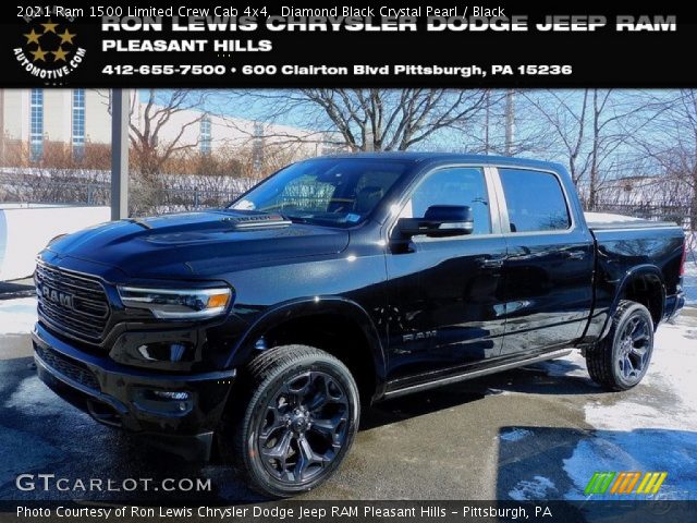 2021 Ram 1500 Limited Crew Cab 4x4 in Diamond Black Crystal Pearl