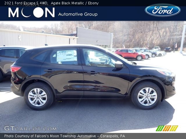2021 Ford Escape S 4WD in Agate Black Metallic