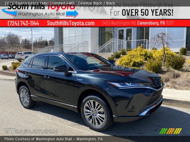 2021 Toyota Venza Hybrid Limited AWD in Celestial Black