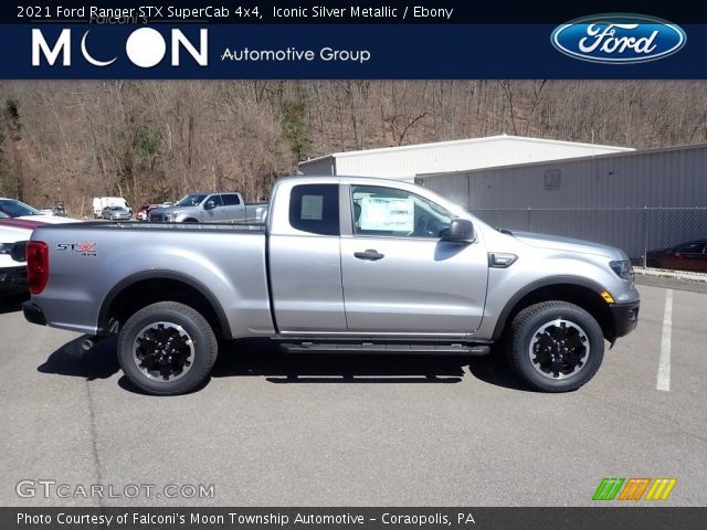 2021 Ford Ranger STX SuperCab 4x4 in Iconic Silver Metallic