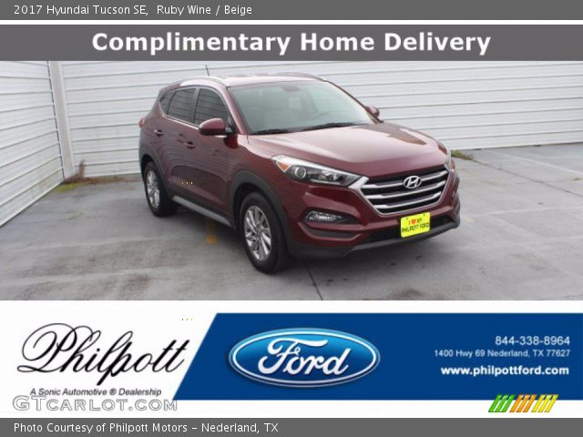 2017 Hyundai Tucson SE in Ruby Wine