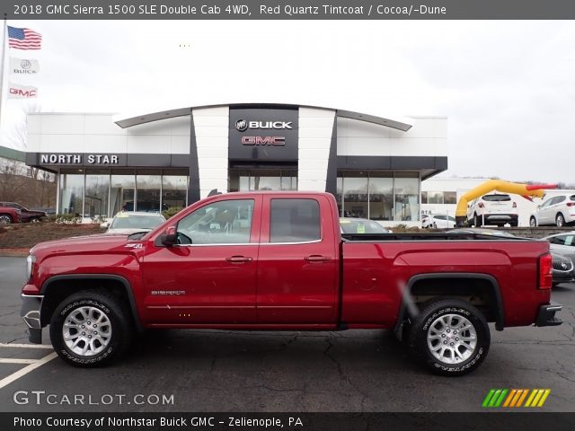 2018 GMC Sierra 1500 SLE Double Cab 4WD in Red Quartz Tintcoat