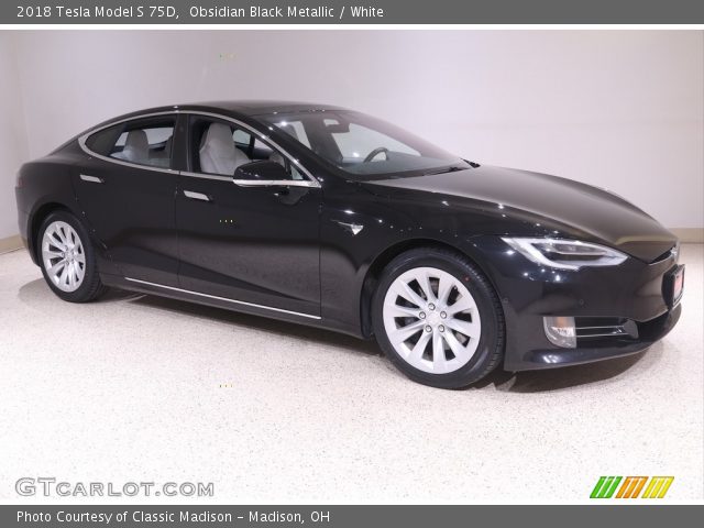 2018 Tesla Model S 75D in Obsidian Black Metallic