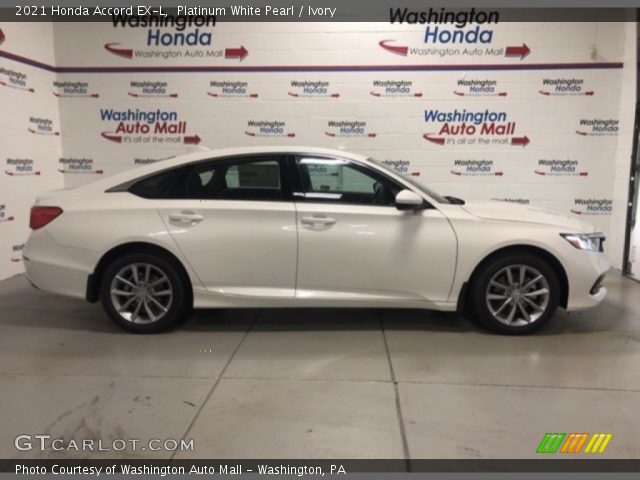 2021 Honda Accord EX-L in Platinum White Pearl