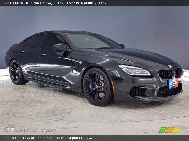2018 BMW M6 Gran Coupe in Black Sapphire Metallic