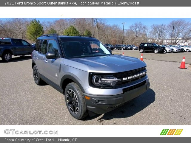 2021 Ford Bronco Sport Outer Banks 4x4 in Iconic Silver Metallic