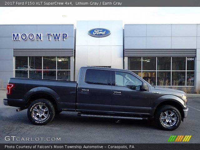 2017 Ford F150 XLT SuperCrew 4x4 in Lithium Gray