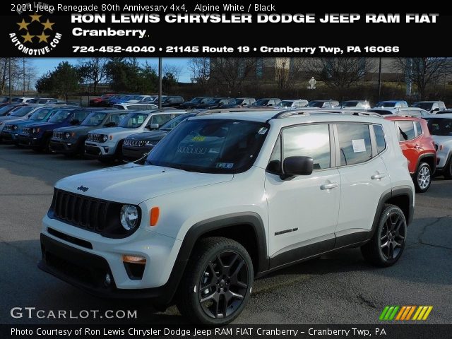 2021 Jeep Renegade 80th Annivesary 4x4 in Alpine White