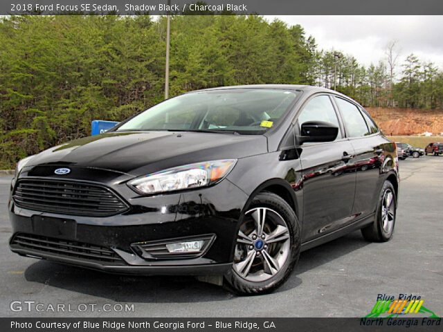 2018 Ford Focus SE Sedan in Shadow Black