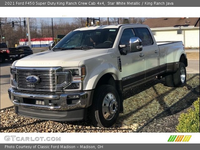 2021 Ford F450 Super Duty King Ranch Crew Cab 4x4 in Star White Metallic