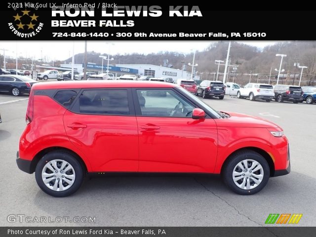 2021 Kia Soul LX in Inferno Red