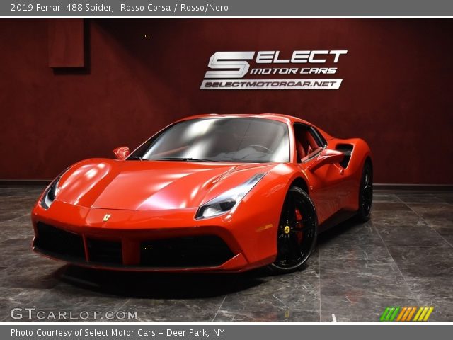 2019 Ferrari 488 Spider in Rosso Corsa