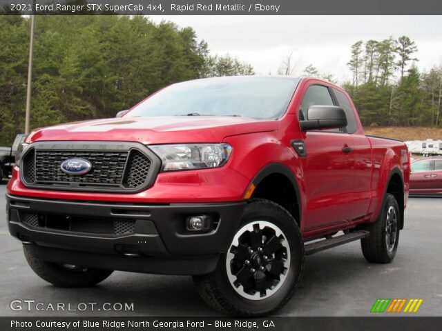 2021 Ford Ranger STX SuperCab 4x4 in Rapid Red Metallic