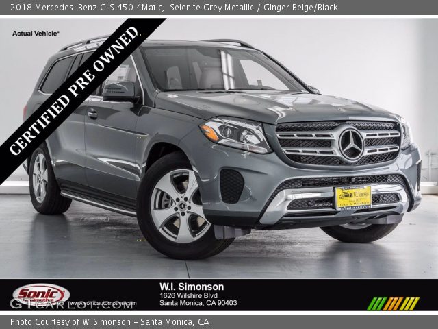 2018 Mercedes-Benz GLS 450 4Matic in Selenite Grey Metallic
