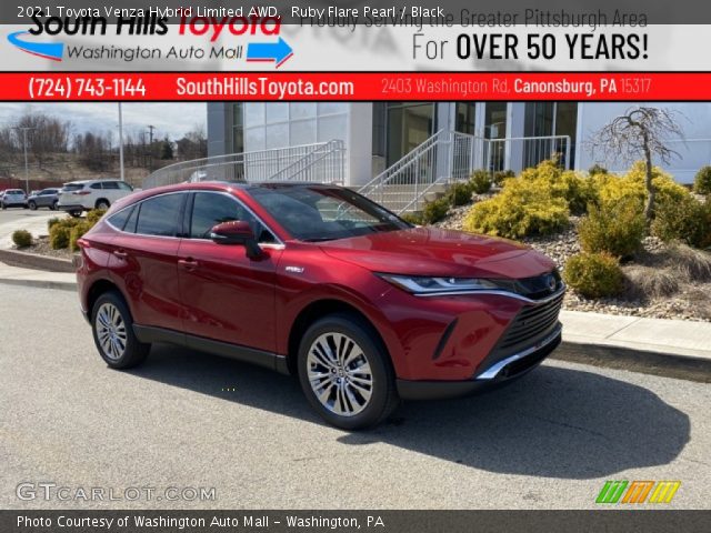 2021 Toyota Venza Hybrid Limited AWD in Ruby Flare Pearl