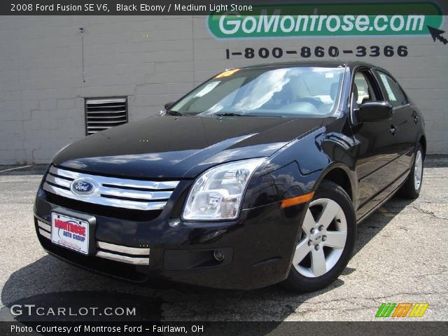 2008 Ford Fusion SE V6 in Black Ebony