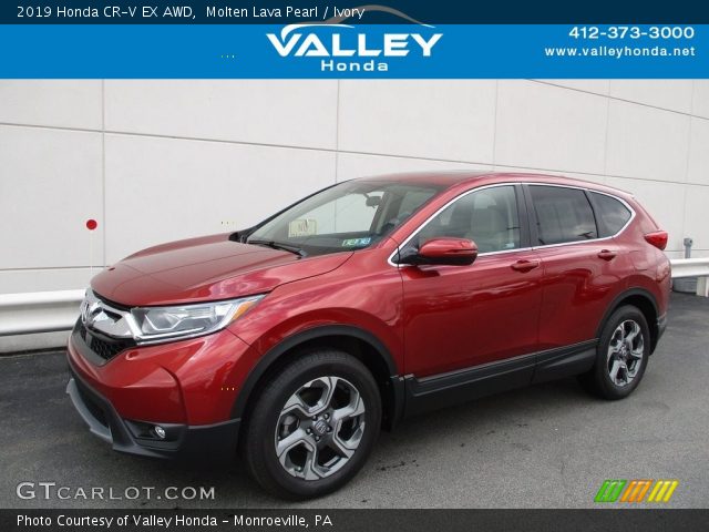 2019 Honda CR-V EX AWD in Molten Lava Pearl
