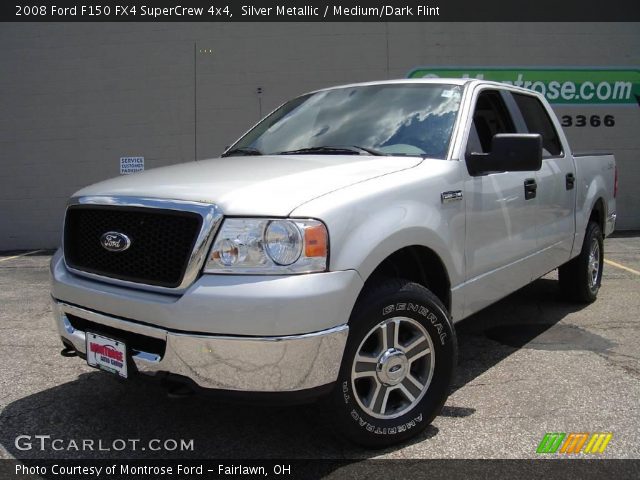 2008 Ford F150 FX4 SuperCrew 4x4 in Silver Metallic