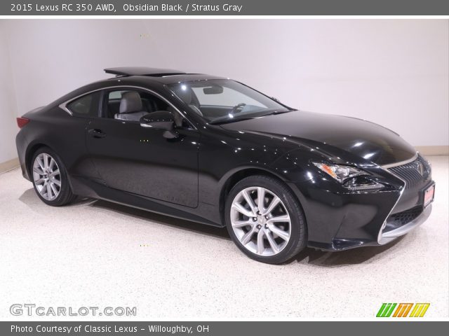 2015 Lexus RC 350 AWD in Obsidian Black